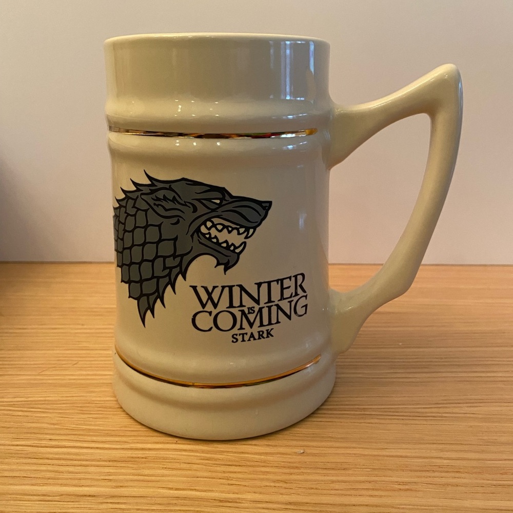 Game of Thrones “Winter is Coming” Ceramic Stein Beer Mug